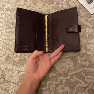 FINAL PRICE- Authentic Louis Vuitton passport cover/agenda- burgundy leather